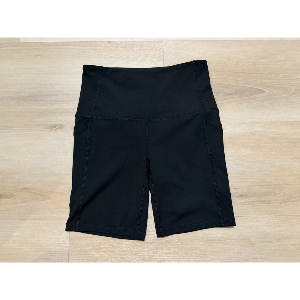 NWT‎ DSG Bike Shorts Womens Small Black Momentum High Rise 7" Inseam Biker